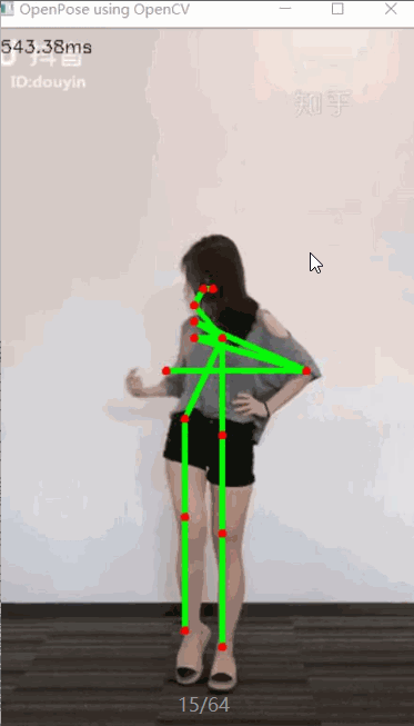 CV—人体姿态估计—单人—美女跳舞.gif